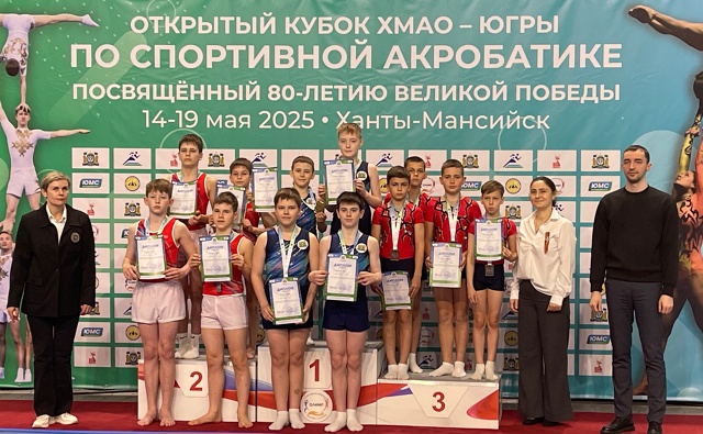 Итоги Открытого Кубка Ханты-Мансийского автономного округа - Югры по спортивной акробатике
