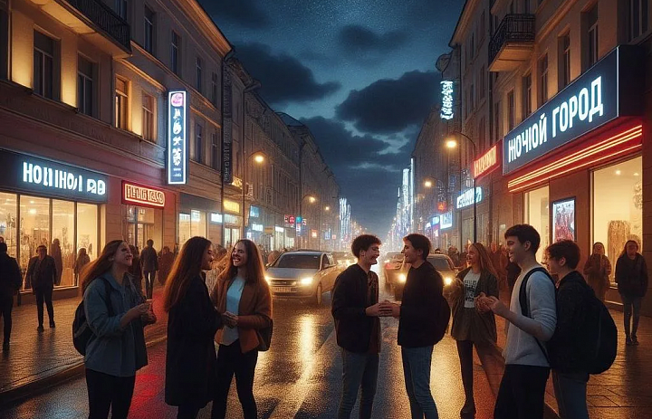 Уважаемые родители! Помните! Поздним вечером и ночью детям законодательно запрещено появляться на улице без сопровождения взрослых!