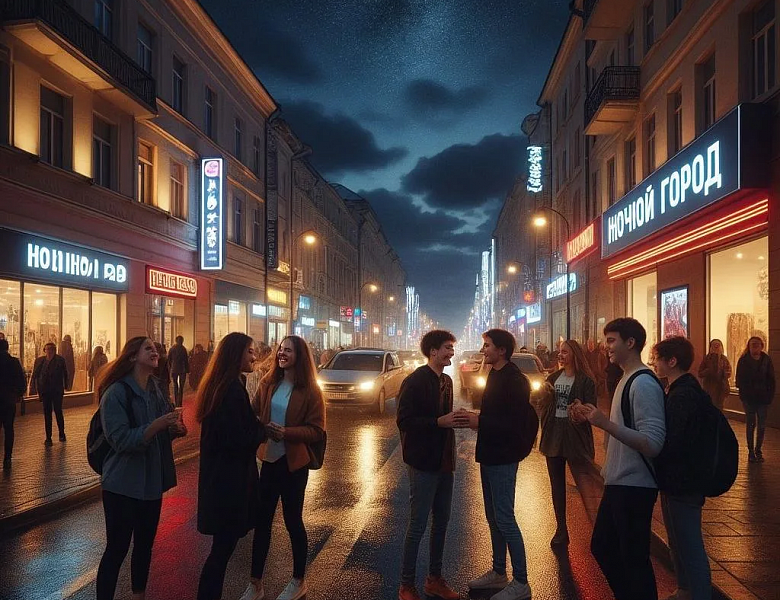 Уважаемые родители! Помните! Поздним вечером и ночью детям законодательно запрещено появляться на улице без сопровождения взрослых!