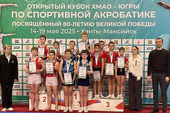Итоги Открытого Кубка Ханты-Мансийского автономного округа - Югры по спортивной акробатике